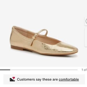 Dolce Vita Metallic Gold Mary Jane